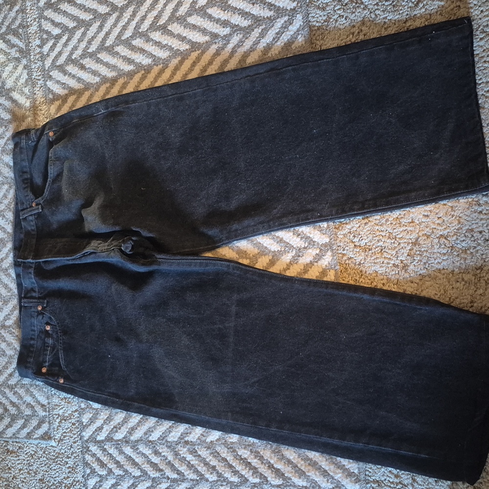 Men's Black Levi's Jeans 40x30